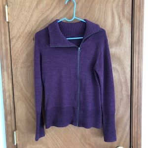 🎉3/$15 🎉 Kuhl Prague purple asymmetrical zip sweater